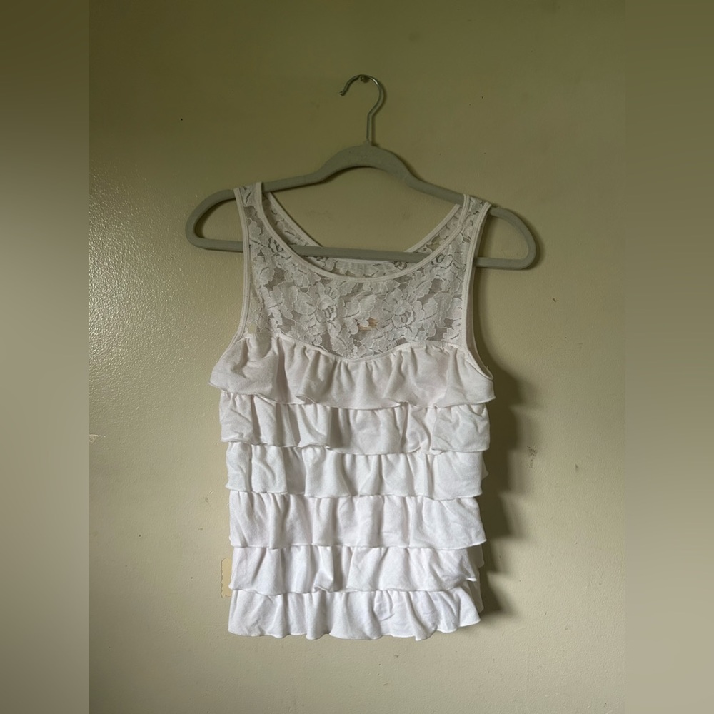 Hollister white tank